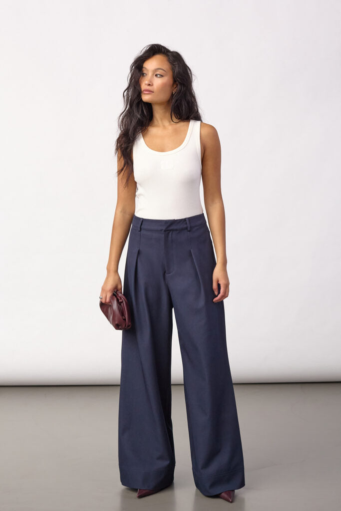LUNA PLEAT PANT - CO'COUTURE