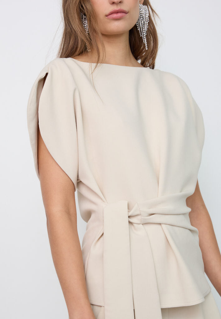 ACILE PLEAT BLOUSE - CO'COUTURE