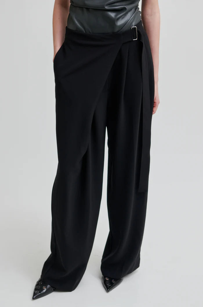 FIQUE WRAP TROUSERS - SECOND FEMALE