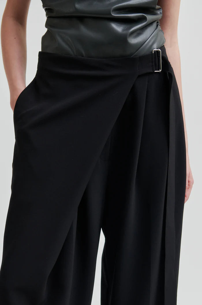 FIQUE WRAP TROUSERS - SECOND FEMALE