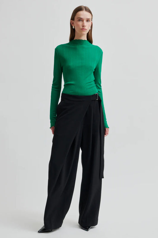 FIQUE WRAP TROUSERS - SECOND FEMALE