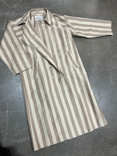STRIPED TRENCH COAT - TINY BIG SISTER
