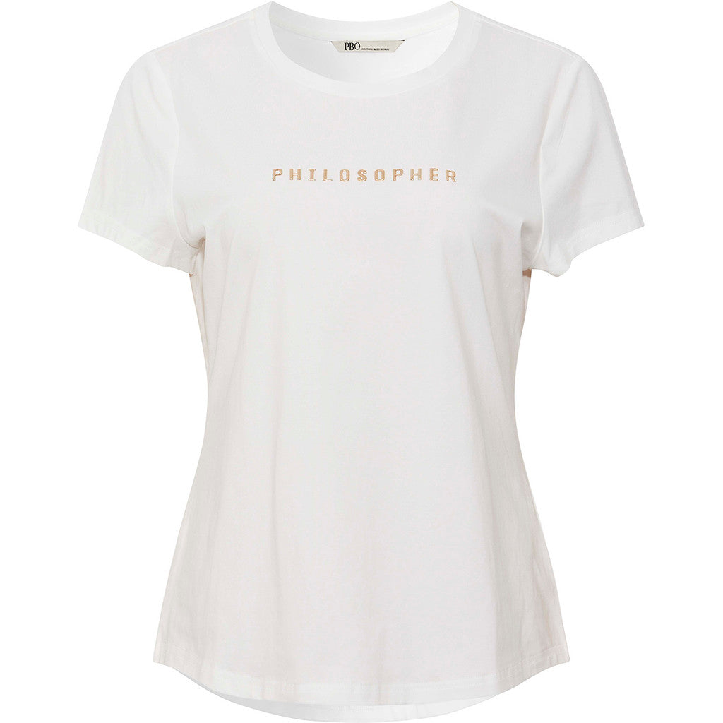 PHILOSOPHER T-SHIRT RØD/HVID/SORT - PBO