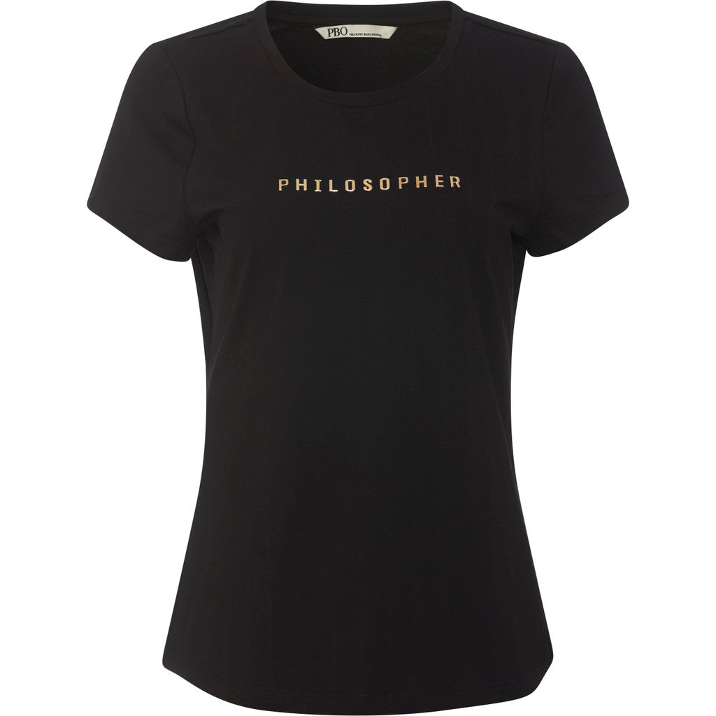 PHILOSOPHER T-SHIRT RØD/HVID/SORT - PBO