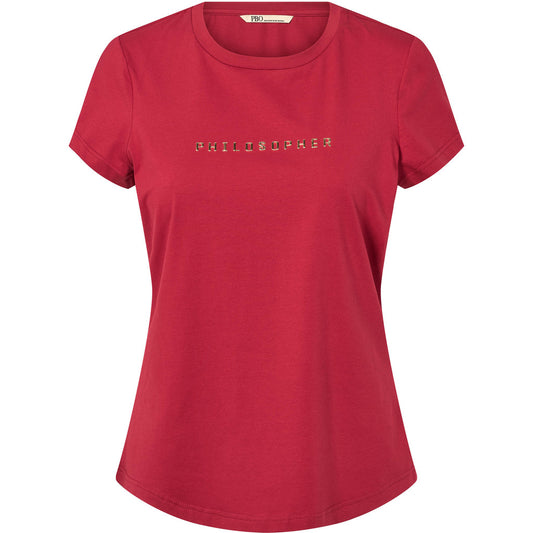 PHILOSOPHER T-SHIRT RØD/HVID/SORT - PBO