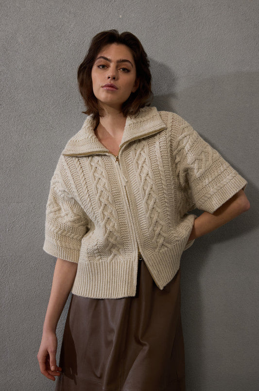 KALINA KNIT CAPE - PBO