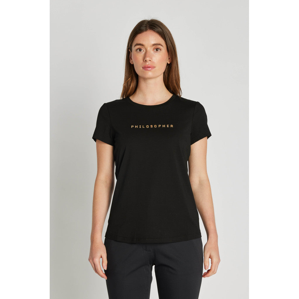 PHILOSOPHER T-SHIRT RØD/HVID/SORT - PBO