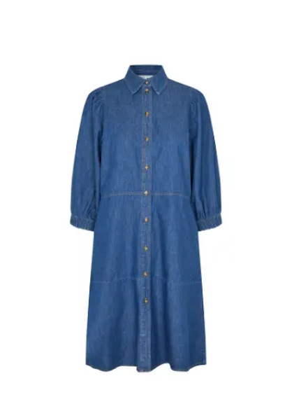 BALLOTINE DENIM DRESS - SECOND FEMALE