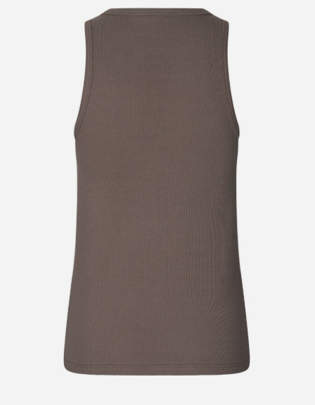 GELINA TANK TOP - BRUN - SECOND FEMALE