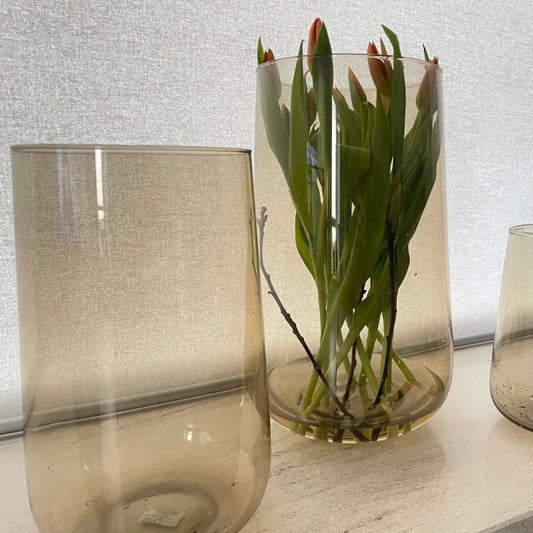 VALENCIA DROP VASE - CHAMPAGNE H35CM - LÜBECH LIVING