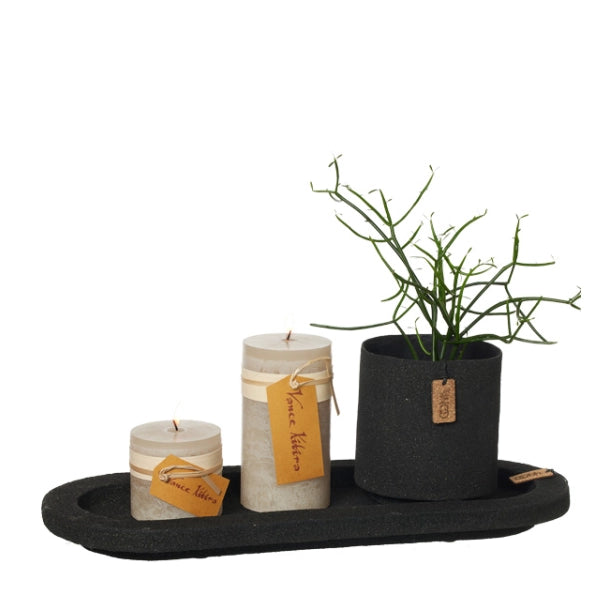 TIMBER CANDLE - H 15CM - LÜBECH LIVING