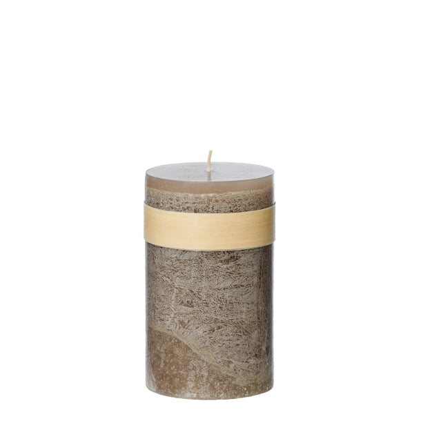 TIMBER CANDLE - H 15CM - LÜBECH LIVING