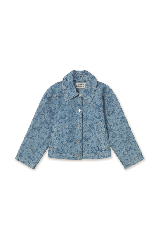 LACE DENIM JACKET