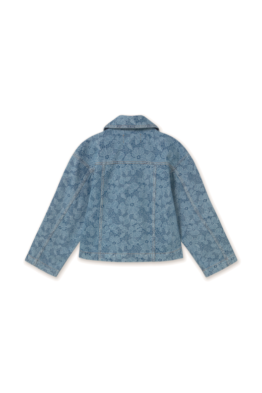 LACE DENIM JACKET