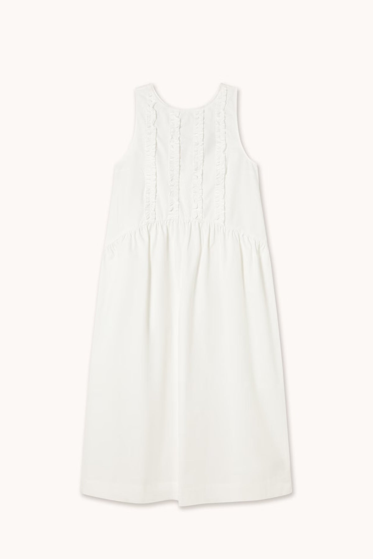 LOW BACK FRILL DRESS - TINY BIG SISTER