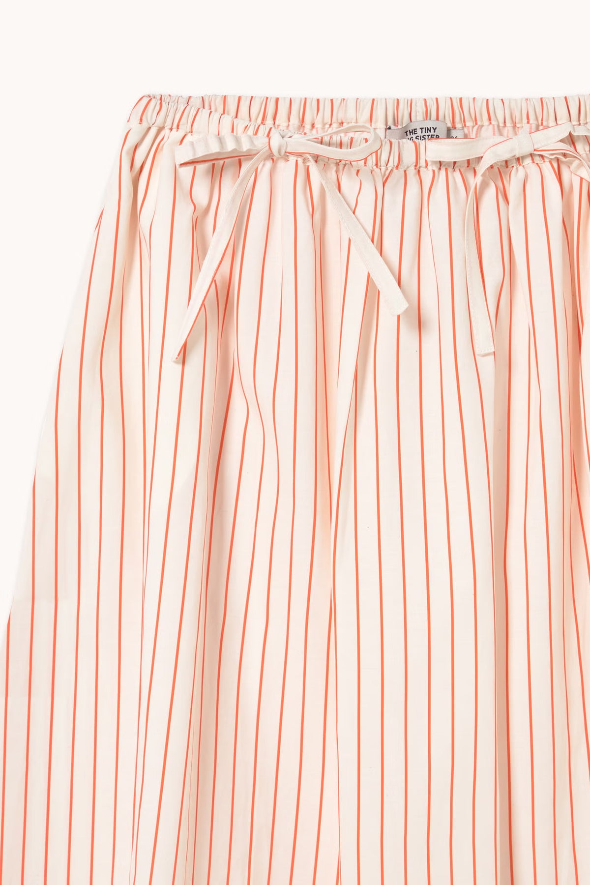 THIN STRIPE BOW SKIRT - TINY BIG SISTER