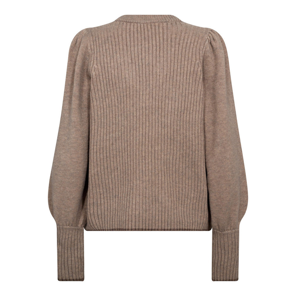 ROW PUFF RIB V-KNIT - CO'COUTURE