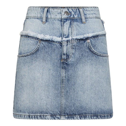 BOWIE DENIM SKIRT - CO'COUTURE