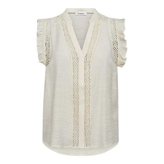 CARYN FRILL TOP - CO'COUTURE