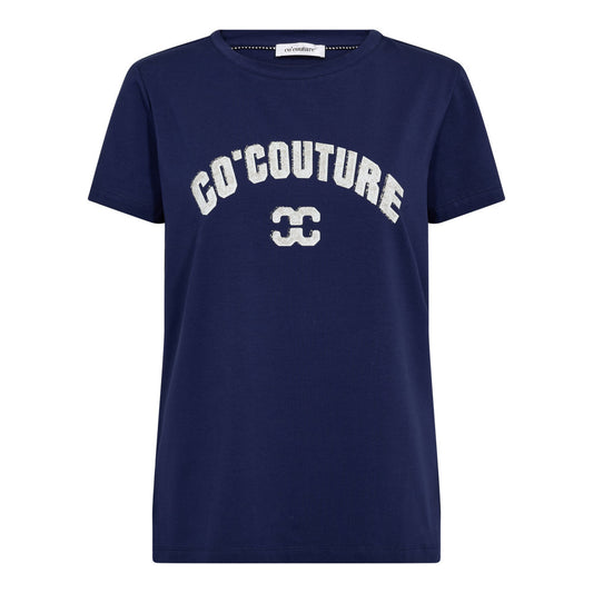 COCOUTURE LOGO TEE - NAVY - CO'COUTURE