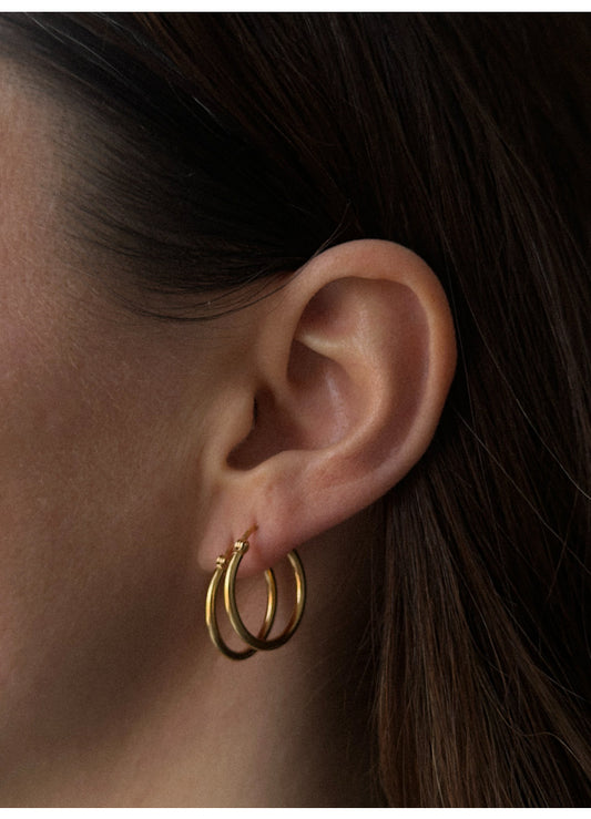 BASIC MEDIUM HOOPS - PICO