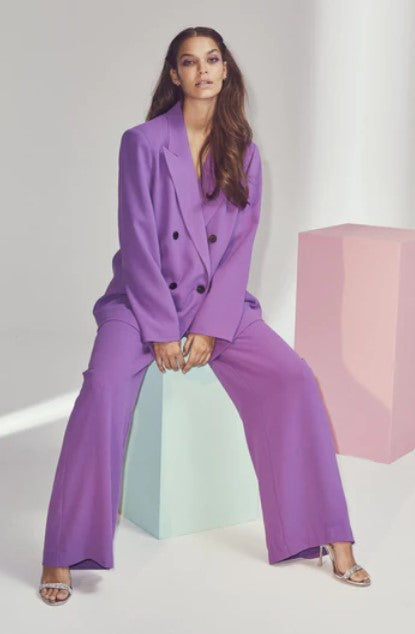 NEW FLASH WIDE PANTS - VIOLET - CO'COUTURE